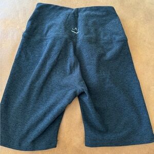 Dark Gray Beyond Yoga Biker Shorts XS